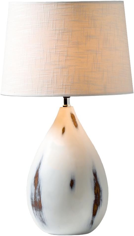 Image de Lampe en r&eacute;sine blanchie &agrave; la chaux