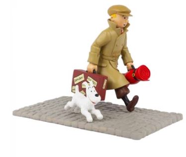 Image de Statuette Tintin et Milou - Ils arrivent - Collection officielle