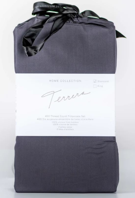 Image de Taies d'oreillers en bamboo Charcoal