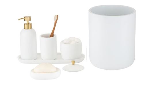 Image de Ensemble d'accessoires de salle de bain 5 pi&egrave;ces SOPHIA